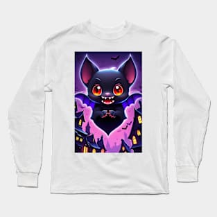 Kawaii Vampire Bat Long Sleeve T-Shirt